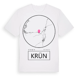 Krün t-shirt – ekologisk bomull t-shirt från Pinshirt