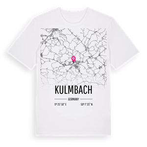 Kulmbach karta t-shirt – ekologisk bomull t-shirt från Pinshirt