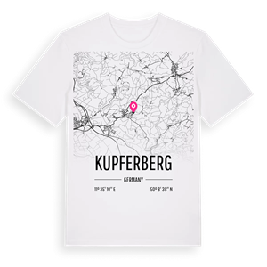Kupferberg karta t-shirt – ekologisk bomull t-shirt från Pinshirt