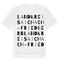 Landkreis Aichach-Friedberg ordlek t-shirt