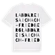 Landkreis Aichach-Friedberg ordlek t-shirt