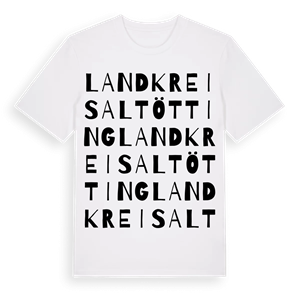 Landkreis Altötting ordlek t-shirt – ekologisk bomull t-shirt från Pinshirt