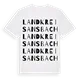 Landkreis Ansbach ordlek t-shirt