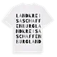 Landkreis Aschaffenburg ordlek t-shirt