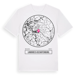 Landkreis Aschaffenburg t-shirt – ekologisk bomull t-shirt från Pinshirt