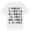 Landkreis Augsburg ordlek t-shirt