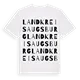 Landkreis Augsburg ordlek t-shirt