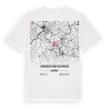 Landkreis Bad Kissingen karta t-shirt