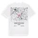 Landkreis Bad Kissingen karta t-shirt
