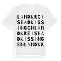 Landkreis Bad Kissingen ordlek t-shirt