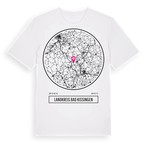 Landkreis Bad Kissingen t-shirt – ekologisk bomull t-shirt från Pinshirt