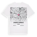 Landkreis Bamberg karta t-shirt