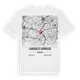 Landkreis Bamberg karta t-shirt