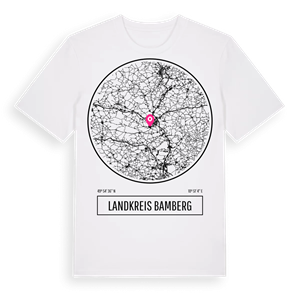Landkreis Bamberg t-shirt – ekologisk bomull t-shirt från Pinshirt