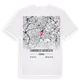 Landkreis Bayreuth karta t-shirt