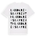 Landkreis Bayreuth ordlek t-shirt