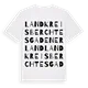 Landkreis Berchtesgadener Land ordlek t-shirt