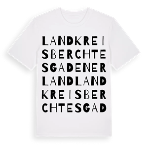 Landkreis Berchtesgadener Land ordlek t-shirt – ekologisk bomull t-shirt från Pinshirt
