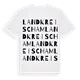 Landkreis Cham ordlek t-shirt