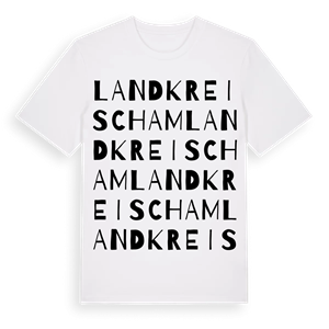 Landkreis Cham ordlek t-shirt – ekologisk bomull t-shirt från Pinshirt