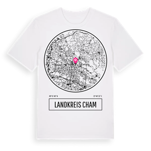 Landkreis Cham t-shirt – ekologisk bomull t-shirt från Pinshirt