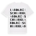 Landkreis Coburg ordlek t-shirt