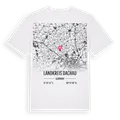 Landkreis Dachau karta t-shirt