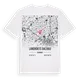 Landkreis Dachau karta t-shirt