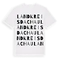 Landkreis Dachau ordlek t-shirt