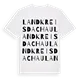 Landkreis Dachau ordlek t-shirt