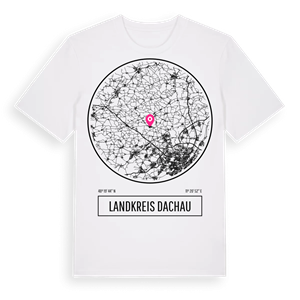 Landkreis Dachau t-shirt – ekologisk bomull t-shirt från Pinshirt