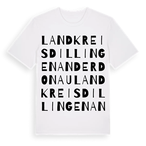 Landkreis Dillingen an der Donau ordlek t-shirt – ekologisk bomull t-shirt från Pinshirt
