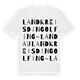 Landkreis Dingolfing-Landau ordlek t-shirt