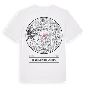 Landkreis Ebersberg t-shirt – ekologisk bomull t-shirt från Pinshirt
