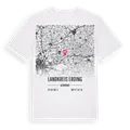Landkreis Erding karta t-shirt
