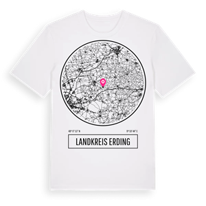 Landkreis Erding t-shirt – ekologisk bomull t-shirt från Pinshirt