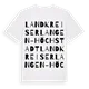 Landkreis Erlangen-Höchstadt ordlek t-shirt