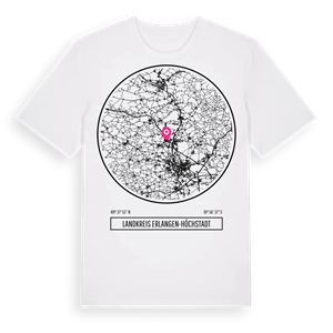 Landkreis Erlangen-Höchstadt t-shirt – ekologisk bomull t-shirt från Pinshirt
