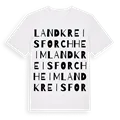 Landkreis Forchheim ordlek t-shirt