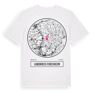 Landkreis Forchheim t-shirt – ekologisk bomull t-shirt från Pinshirt