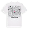 Landkreis Freising karta t-shirt