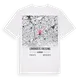 Landkreis Freising karta t-shirt