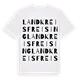 Landkreis Freising ordlek t-shirt