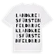 Landkreis Fürstenfeldbruck ordlek t-shirt