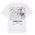 Landkreis Fürth karta t-shirt