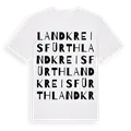 Landkreis Fürth ordlek t-shirt
