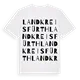 Landkreis Fürth ordlek t-shirt