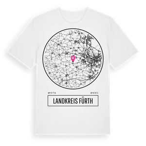 Landkreis Fürth t-shirt – ekologisk bomull t-shirt från Pinshirt