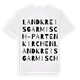 Landkreis Garmisch-Partenkirchen ordlek t-shirt