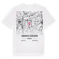 Landkreis Günzburg karta t-shirt